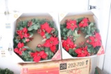 Assortment of Holiday Wreaths (garage)