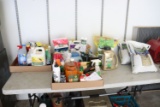Assortment of Outdoor weed control, Fertilizer & misc. (garage)