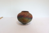 Raku Pottery, multi colored (upstairs)