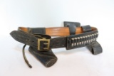 Black gun holster (upstairs)