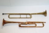 (2) Brass Trumpets (upstairs)