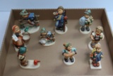 (9) Assortment of Goebel Hummel Figurines (upstairs)