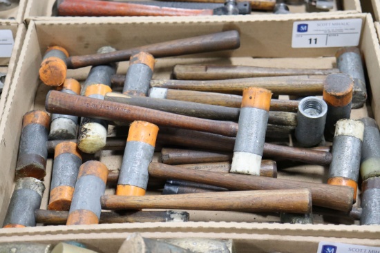 Assortment of plastic faced mallets