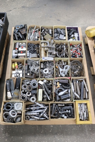 Assortment of bearings, taps, dies & misc.