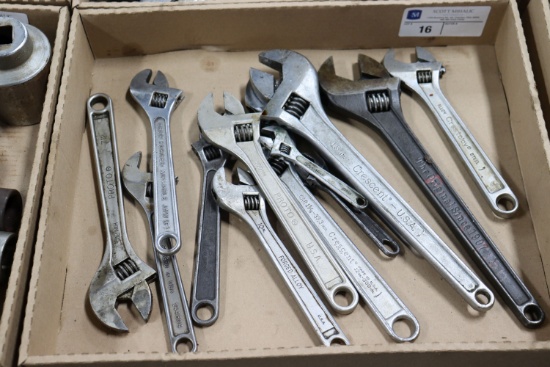 Assortment of crescent wrenches