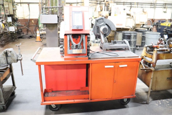 Aeroquip Crimp machine & Black & Decker metal chop saw w/