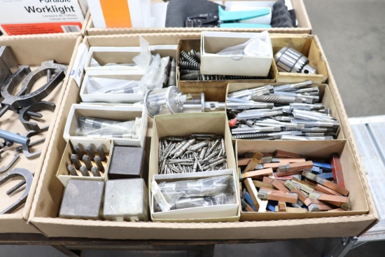 Steel punches, Endmill bits, cutting tools, spindle shafts, etc.