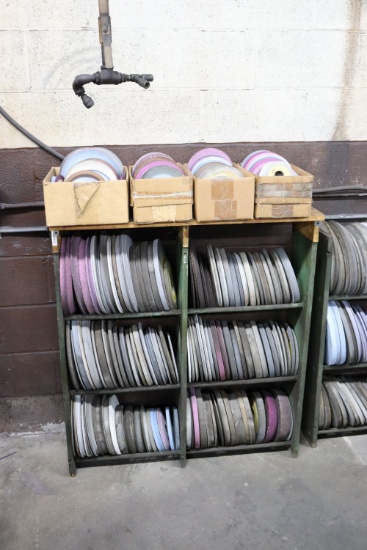 Assortment of grinding wheels