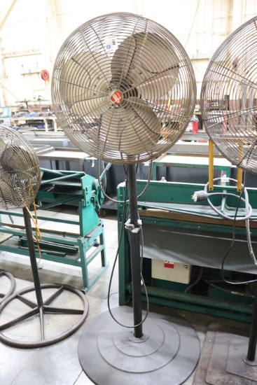 Dayon 24" pedestal industrial fan