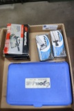 Ingersoll-Rand air orbital sander, Pit Pro right angle die grinder, Oil air charging kit