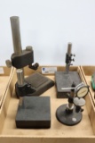 Assortment of gage stands