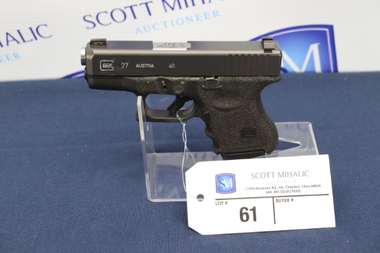 Glock Model 27, cal. 9MM
