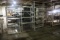 (4) metal shelfs
