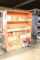 cart with parts, supplies