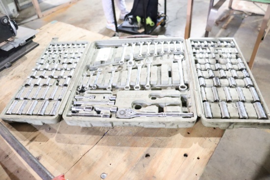 Cresent wrench and socket set