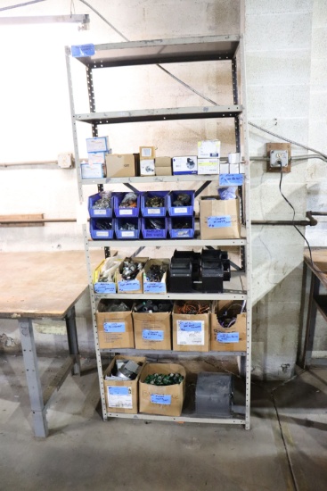 Metal shelving