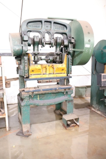 Cleveland 30 ton press, C frame