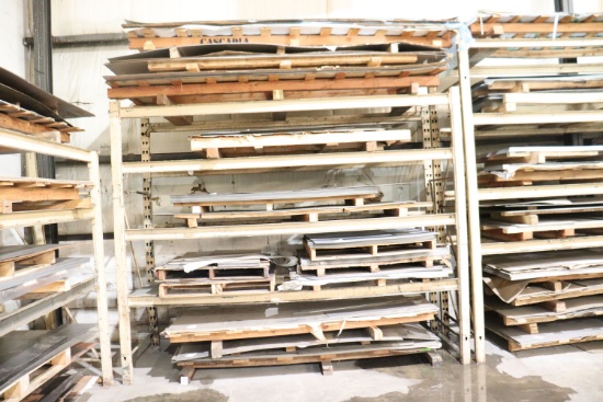 assortment of metal sheeting