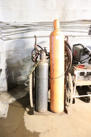 Cutting torch cart