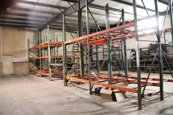 (6) sections of Industrial Racking