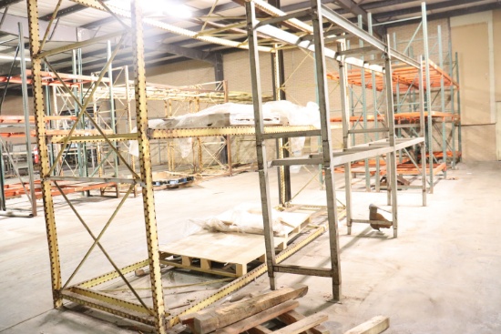 (3) sections of Industrial Racking