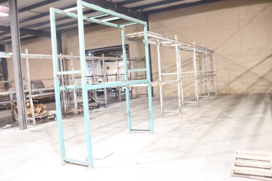 (5) sections of Industrial Racking