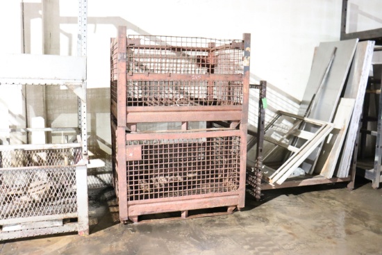 (2) Industrial steel crate