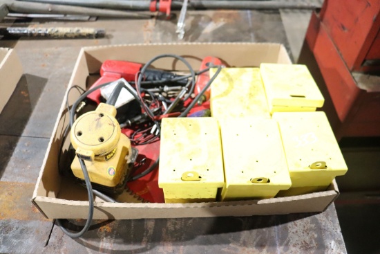 assortment tools, Dewalt sander, air impact