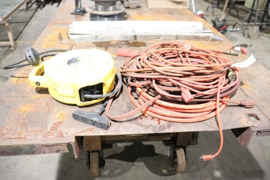 assortment of extension cords