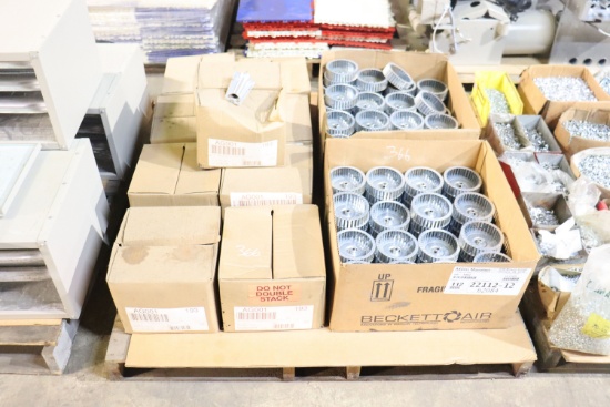 blower wheels and Burner in shot assemblies