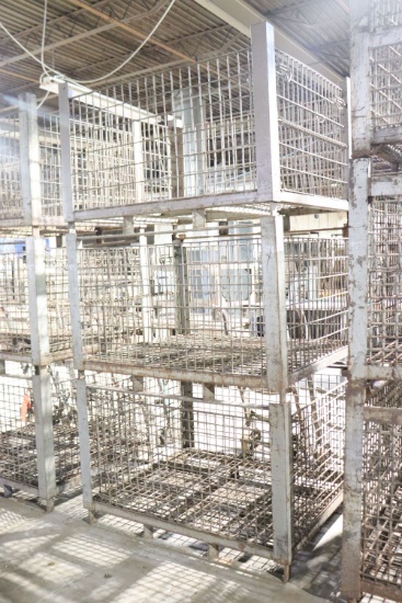 (3) stackable parts baskets