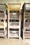 (4) Industrial steel crate