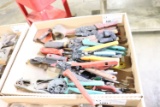 Assortment of wire cutters, magnets,, screwdrivers, & misc.