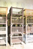 (4) Industrial steel crate