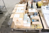 Assortment of relays, transformers, fuses, & boxes
