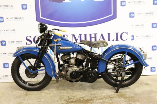 1948 Harley Davisdon WL Flathead Motorcycle