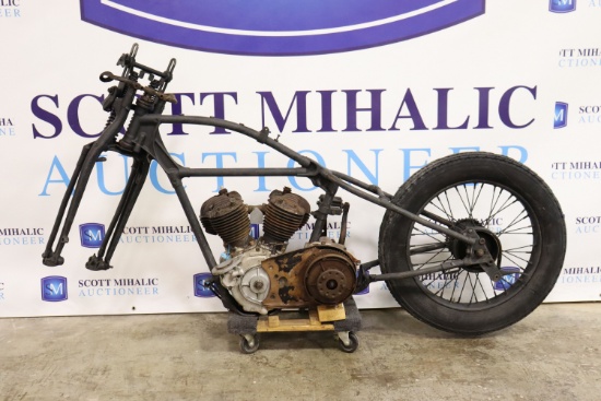 1930 Harley Davidson DL Frame-Fork- Motor