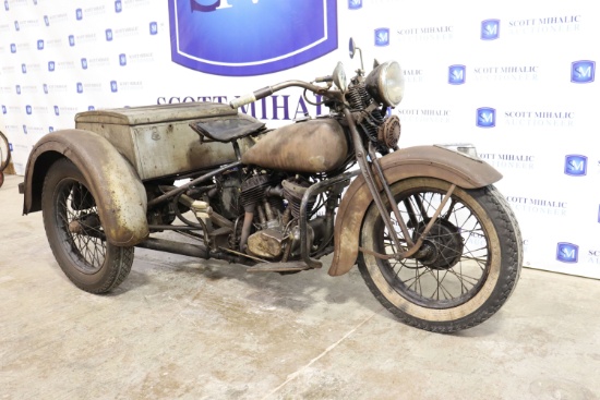 1935 Harley Davidson Servi-Car 3-Wheel Motorcycle