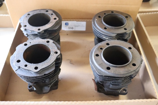 (2) Pair Harley Davidson Panhead Engine Cylinders