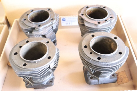 (2) Pair Harley Davidson Panhead Engine Cylinders