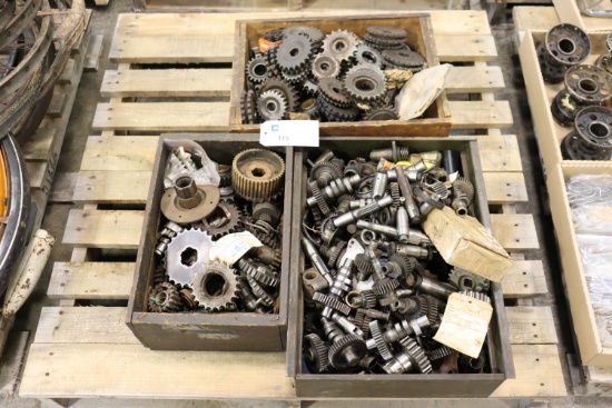(3) Boxes of Harley Davidson Parts