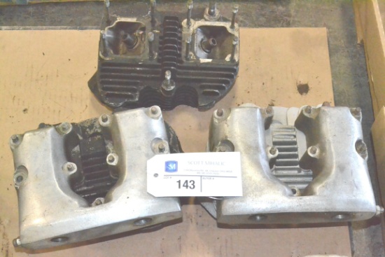 (3) Harley Davidson Engine Heads- Shovelhead