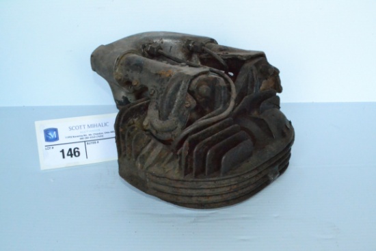 Harley Davidson Engine Head - Knucklehead - Front