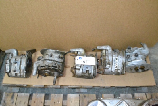 (5) Harley Davidson "45" Transmission Cases