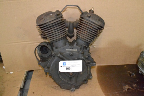 1934 Harley Davidson R Flathead Motor