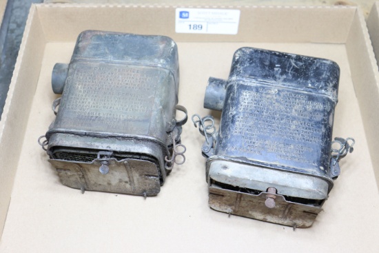 (2) Harley Davidson Military Air Cleaners