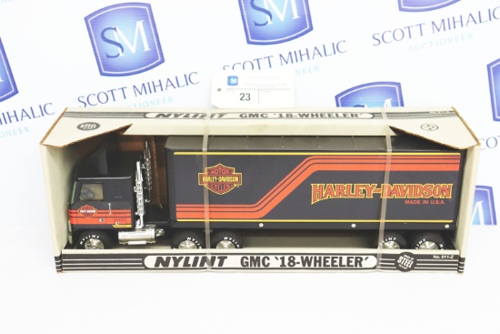 Nylint Harley Davidson GMC 18 Wheeler Truck & Trailer No. 911-Z