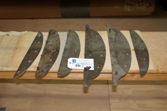 (6) Harely Davidson Saddle Bag Plates