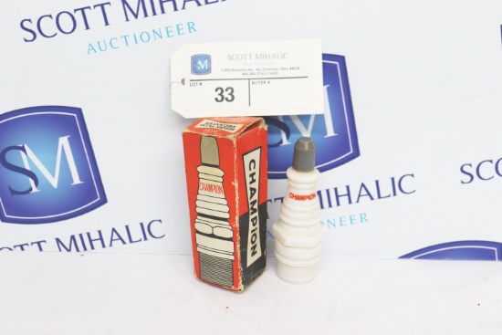 Champion Spark Plug Decanter