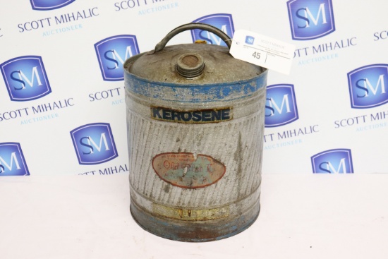 Kerosene Can Old Blue 2